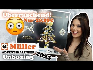 Überraschend! 😳 Drogerie Müller EIGENMARKEN Adventskalender 2023 | 24 Türchen UNBOXING