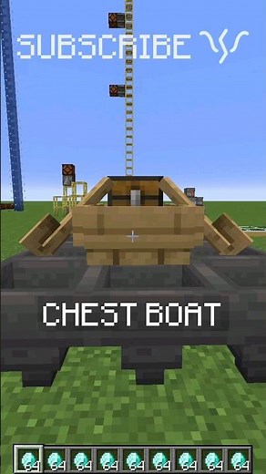 Move items at 9x HOPPER SPEED with BOATS AND MINECARTS | Redstone with PsiVolt #minecraft #redstone