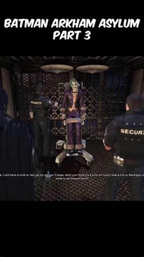 Batman Meets Killer Croc in Arkham Asylum | Episode 3 #reel Batman continues escorting Joker deeper into Arkham Asylum after meeting Killer Croc. But during the elevator ride, the lights suddenly go out — and when they come back, Batman has Joker by the neck! Was Joker trying to escape? Or was it another part of his plan? ⚡ Episode 3 of the Batman Arkham Asylum reel Series! 🎮 Experience the rising tension between Batman and Joker inside Arkham Asylum. Follow us on : CYPHERIsLIVE Watch Full Epis