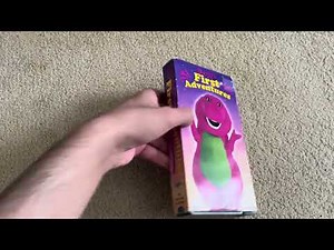 Barney’s First Adventures RARE 1998 VHS