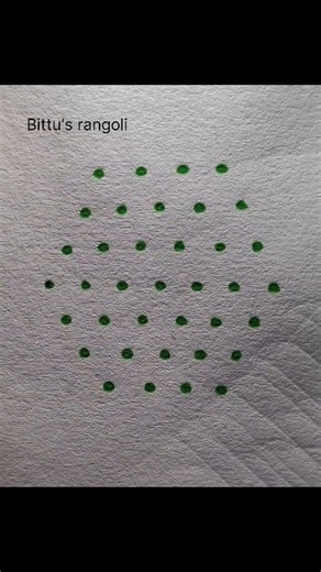 7*4 dots rangoli Bittu's Rangoli | Bittu's Rangoli