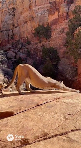 Puma VS Cat: Who Wins the Yoga Challenge? (AWKWARD Wildlife Moment)