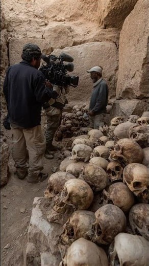 Strange Skull Cache Found Under Stone Slabs in the Desert