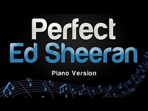 Ed Sheeran - Perfect (Piano Karaoke)