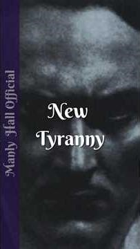 Manly P Hall New Tyranny