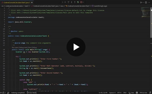 #codvedatechnology #codvedaachievements #codvedaprojects #java #javaprogramming #internshipexperience #softwaredevelopment #learningbydoing | Thato Maluleke