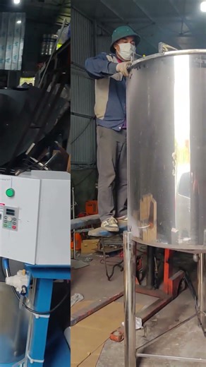 Chemical Mixing Tanks in Final Assembly for Customer Project