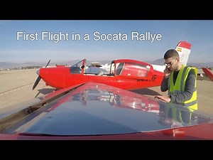 From the Cockpit: First Flight in a Moraine - Saulnier Socata Rallye