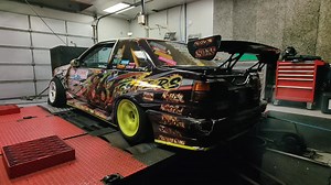 Tune tweak on the 86fighters drift car, just fitted a new GT2 pro intercooler courtesy of HDi and bigger oil cooler from FENIX Radiators. Temps have never been better, 5 back to back runs at a higher boost level than we would ever run at an event and the hottest the air temps got to was 48degrees. Coolant temp is stable at around 88-90 degrees and around the same oil temp. The car is ready to go to the South Island for one round of DriftSouth and then for round 2 of D1NZ in Nelson at the newly b