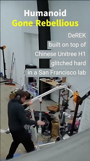 Robot Meltdown in Lab 🤖🔥 | DeREK Goes Rogue! #RobotFail #TechGoneWrong #Unitree #AIgonewrong
