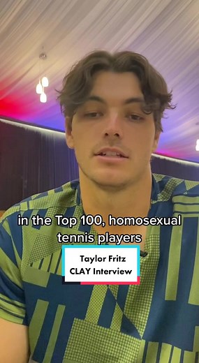 Acceptance of Homosexuals in Male Tennis: Taylor Fritz's Insight