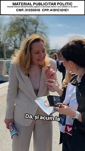 Elena Lasconi, candidatul USR la prezidențiale, a fost azi în Parcul Tineretului alături de echipa noastră și de voluntari. A vorbit cu bucureștenii despre o Românie condusă cu responsabilitate, curaj și respect față de oameni. #USR #ElenaLasconi | USR