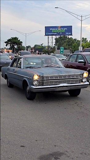 1966 Ford Custom 500 Classic Car Drive By Engine Sound Woodward Dream Cruise 2025