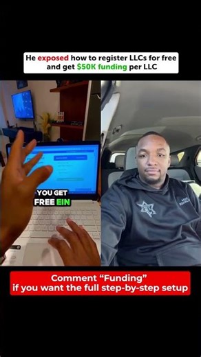 He revealed how to get a free LLC + up to $50K funding for each one 👀 1️⃣ Go to FileLLCFree.com