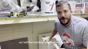 Freezer Door Alarm 1 Pack, Refrigerator Door Alarm When Left Open, Close Door Reminder, with 60/120/180/240 Seconds Delay Alert, Low/Loud 80 to 120 dB (Ivory White)