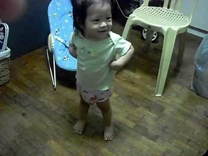 Andi dances Dora the Explorer's MAMBO SONG