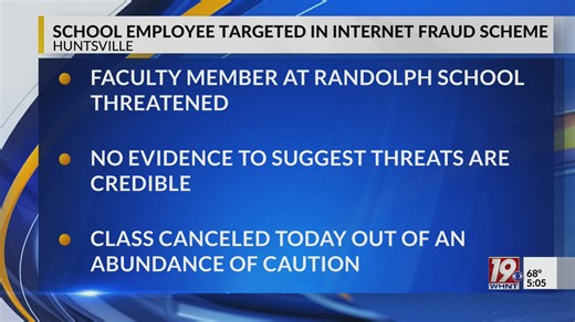 School employee targeted in internet fraud scheme | Feb. 26, 2026 | News 19 at 5:00