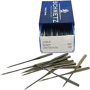 SCHMETZ Super Nonstick Super Universal Sewing Machine Needles - Embroidery, Vinyl & Adhesive Supplies, Size 100/16, Box of 100