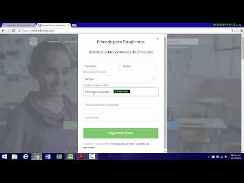 Tutorial para ingresar como estudiante a la plataforma edmodo