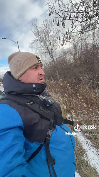 Надеюсь не замерзла речка #рыбалка #fishing #канада #canada #канада🇨🇦
