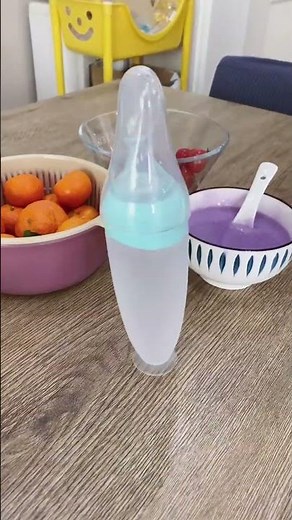 Soft Silicone Baby Feeding Spoon for Easy Mealtime #babycare #babyfeeding