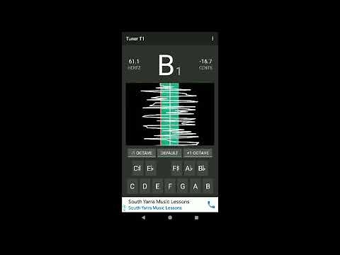 Tuner T1 App (Android) - Improve your pitch and sing in tune!