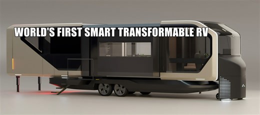 World's First AI-Transformer Home Is a Travel Trailer That Expands on All Four Sides