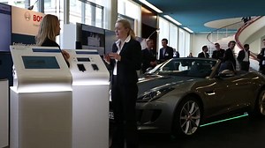 Lawncare at your fingertips: the robotic lawnmower Indego 1200 Connect can be operated comfortably from anywhere using a Smartphone or tablet. Watch the video to find out more about the new product presented at the Bosch ConnectedWorld conference. | Bosch Global