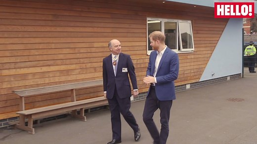 49K views · 591 reactions | Prince Harry was at St Vincent’s Catholic Primary School today | HELLO! | Facebook