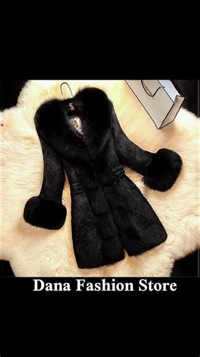 HighendFemale Rabbit FurCoat In The Long Section Of The Oversized Fox Fur Collar Coat New Fur#jacket