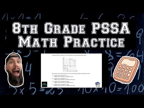 8th Grade PSSA Math Help - Rotations and Dilations on a Coordinate Plane