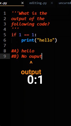 Python Practice Question: Basic If