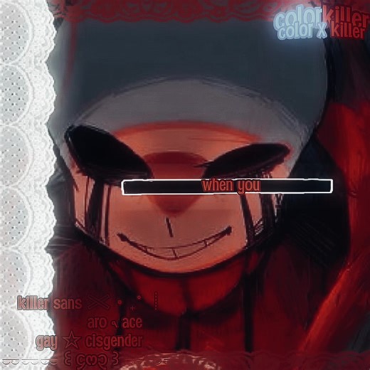 Celebrating the Canonization of ColorKiller in Sans AUs