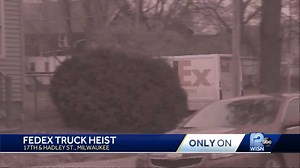 Thief steals FedEx truck while driver delivers packages