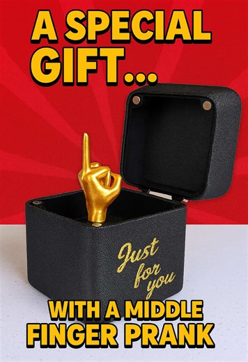 Middle Finger Surprise Box Prank