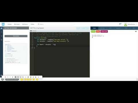 CSP assignment 3.6.7 "running speed"