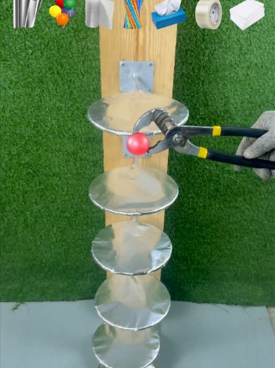Red Hot Ball vs Household Materials: Foil, Balloons & Bubble Wrap