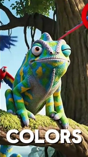 Color Changing Chameleon Song for Kids | Learn Colors Nursery Rhyme | CoComelon Style 3D Animation