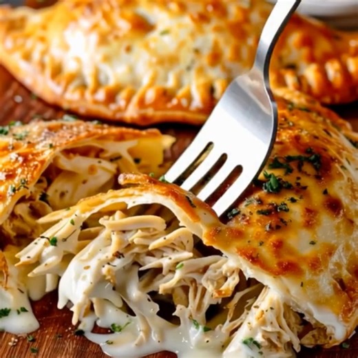 39K views · 975 reactions | Chicken Alfredo Air Fryer Calzones Ingredients: 1 cup cooked chicken, shredded 1 cup Alfredo sauce The full recipe is in the FIRST (C.O.M.M.E.N.T)  | Khawar Malik | Facebook