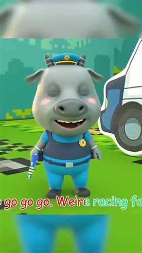 🚓⚡ Police Race Challenge – Stay Focused and Have Fun! Run fast, stay focused, and do your best to see who’s the best police officer! 👮‍♂️💪 It’s all about teamwork, discipline, and having fun together! 🎶✨ #KidsSong #PoliceChallenge #HealthyCompetition #StayFocused #CartoonForKids #LearningThroughPlay #TeamworkForKids | Wolfoo Nursery Rhymes