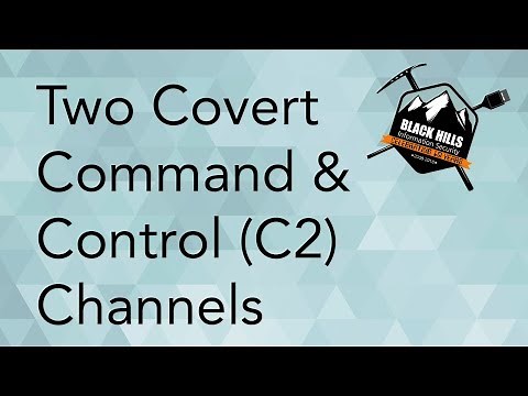 Two Covert Command & Control (C2) Channels