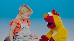 Why did Elmo cross the road? To do the chicken dance of course! #GiftOfGiggles | Sesame Street
