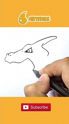 How to Draw Charizard #Shorts