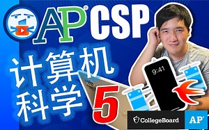 AP计算机科学 5分作品展示 AP Computer Science Principles 考试满分 Swift语言 2D游戏