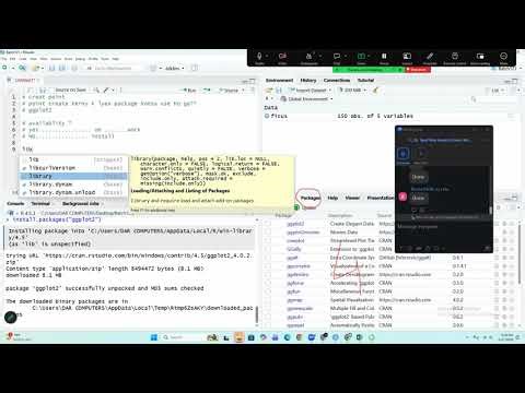 Batch 121: create a point plot in R