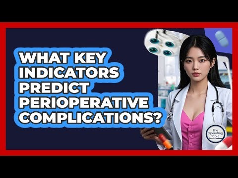 What Key Indicators Predict Perioperative Complications?