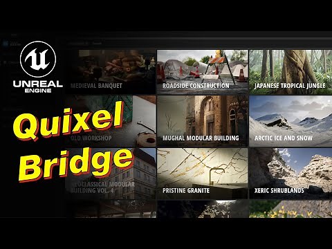 Quixel Bridge + UE5. Tips and Tricks.