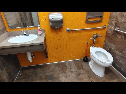 625. Circle k gas station mens restroom full shoot!