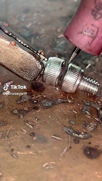 Close-Up of Drilling Screw into Wood