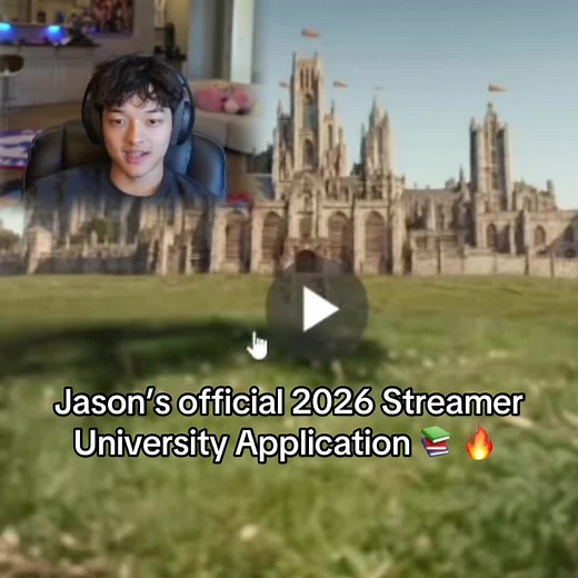 Official 2026 Streamer University Application 📚🔥 #fyp #jasontheween #kaicenat #streameruniversity